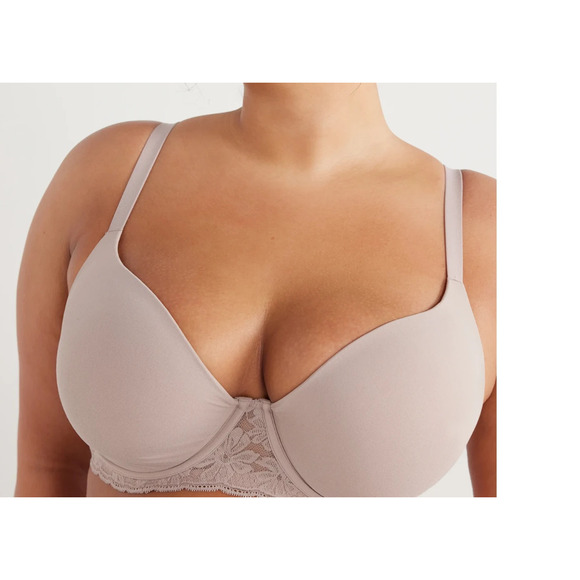 No Boundaries Womens Demi Underwire T-Shirt Bra Laurel Pink Size 36A - Picture 6 of 7